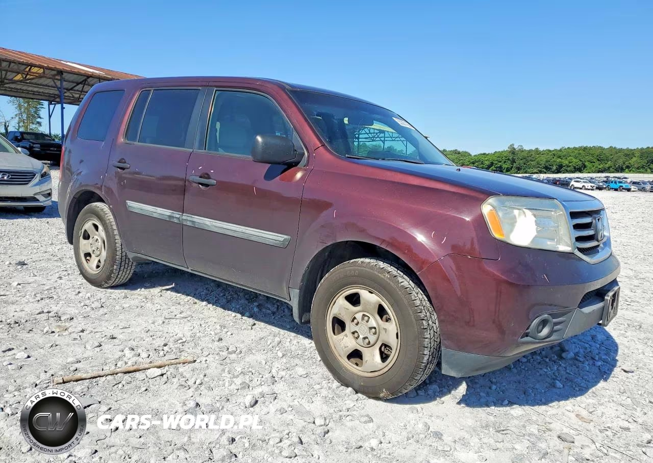 2015 Honda Pilot Lx VIN:5FNYF3H29FB016510 - 4