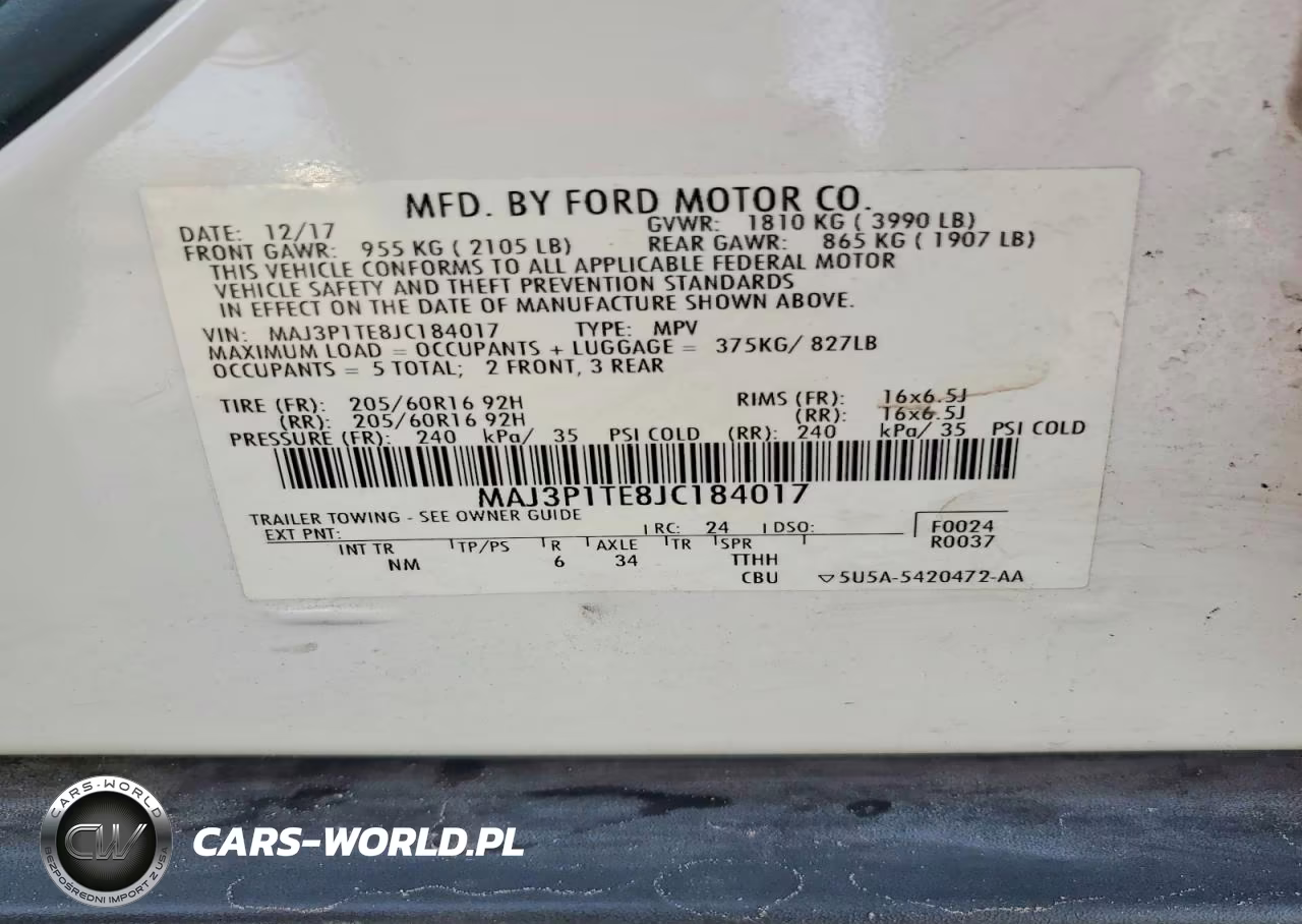2018 Ford Ecosport Se VIN:MAJ3P1TE8JC184017 - 13