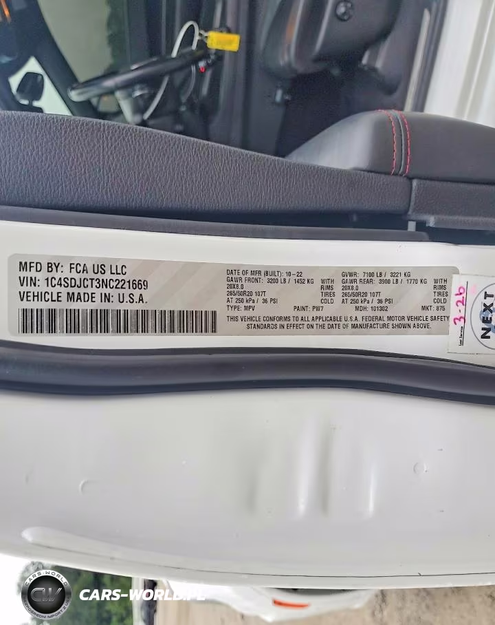 2022 Dodge Durango R VIN:1C4SDJCT3NC221669 - 14