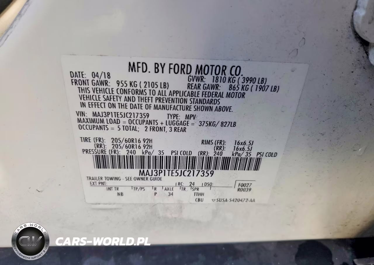 2018 Ford Ecosport Se VIN:MAJ3P1TE5JC217359 - 13