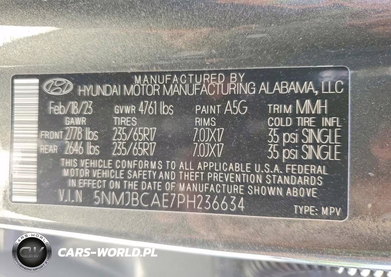 2023 Hyundai Tucson Sel VIN:5NMJBCAE7PH236634 - 14