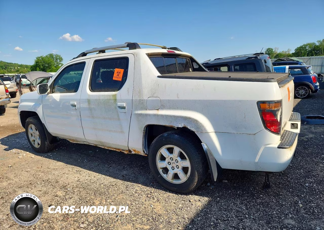 2007 Honda Ridgeline Rtl VIN:2HJYK165X7H522335 - 2