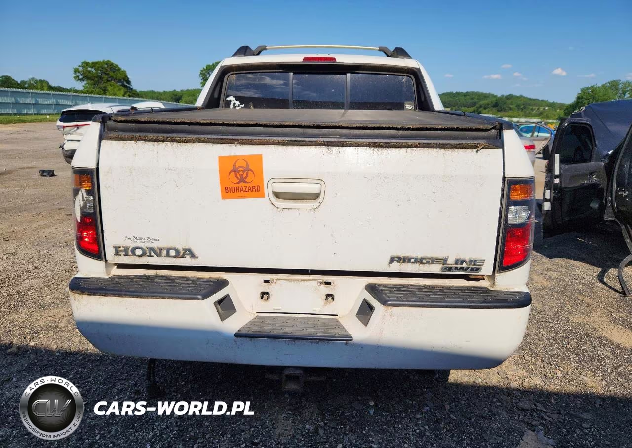 2007 Honda Ridgeline Rtl VIN:2HJYK165X7H522335 - 6
