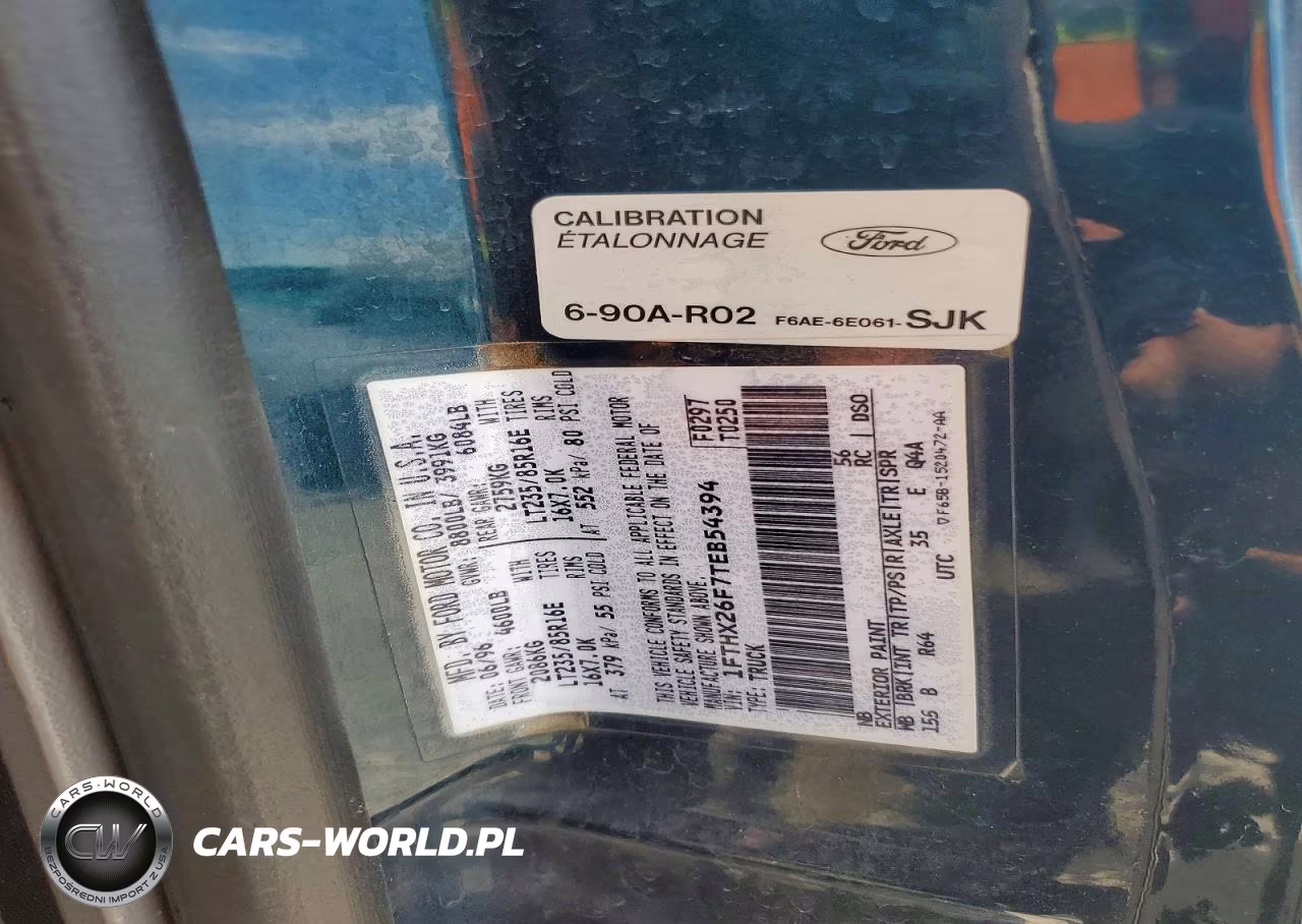 1996 Ford F250 VIN:1FTHX26F7TEB54394 - 12