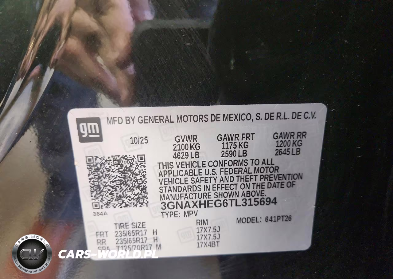 2026 Chevrolet Equinox Lt VIN:3GNAXHEG6TL315694 - 13