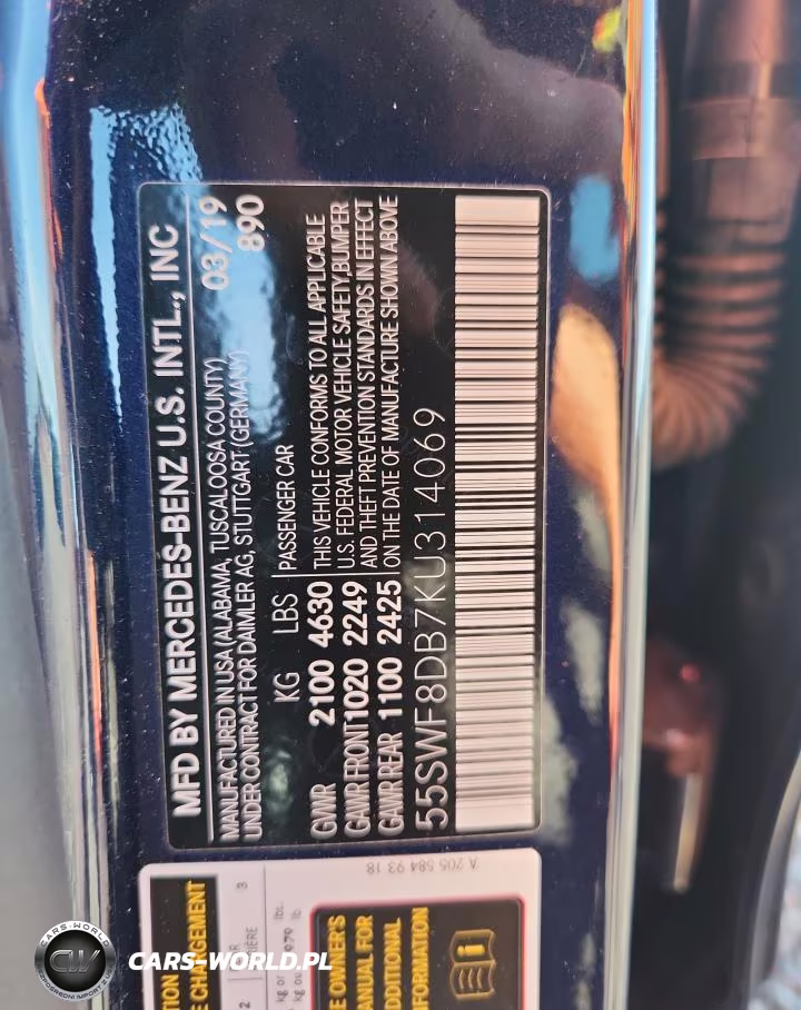 2019 Mercedes-Benz C 300 VIN:55SWF8DB7KU314069 - 12