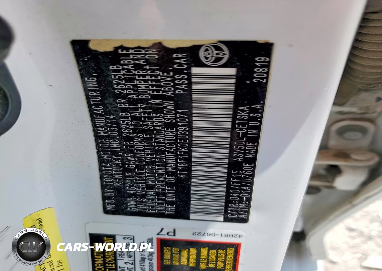 2014 Toyota Camry Se VIN:4T1BF1FK0EU391071 - 12