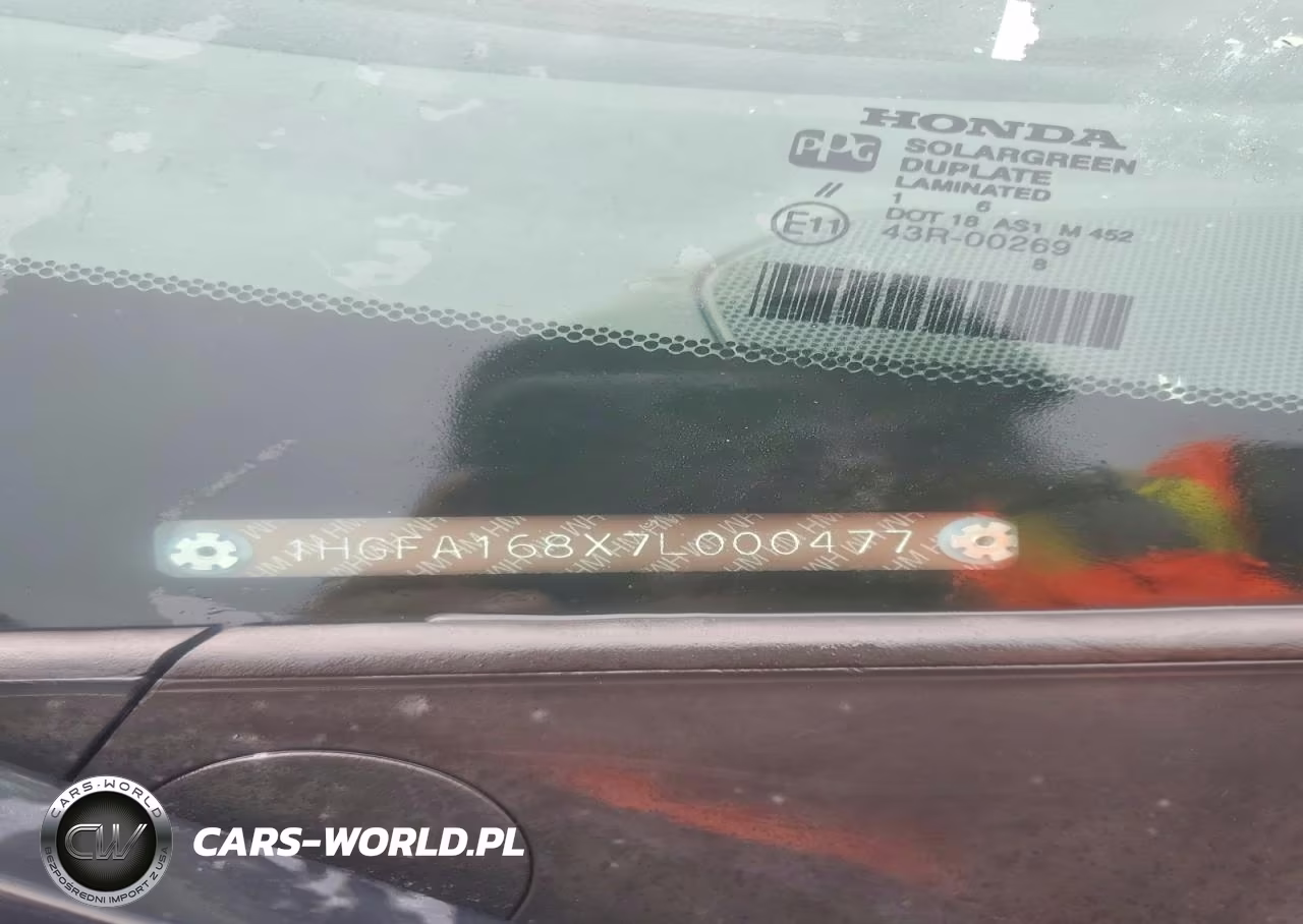 2007 Honda Civic Ex VIN:1HGFA168X7L000477 - 12