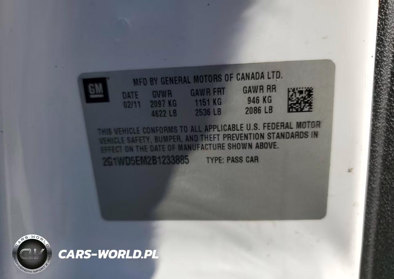 2011 Chevrolet Impala Police VIN:2G1WD5EM2B1233885 - 12