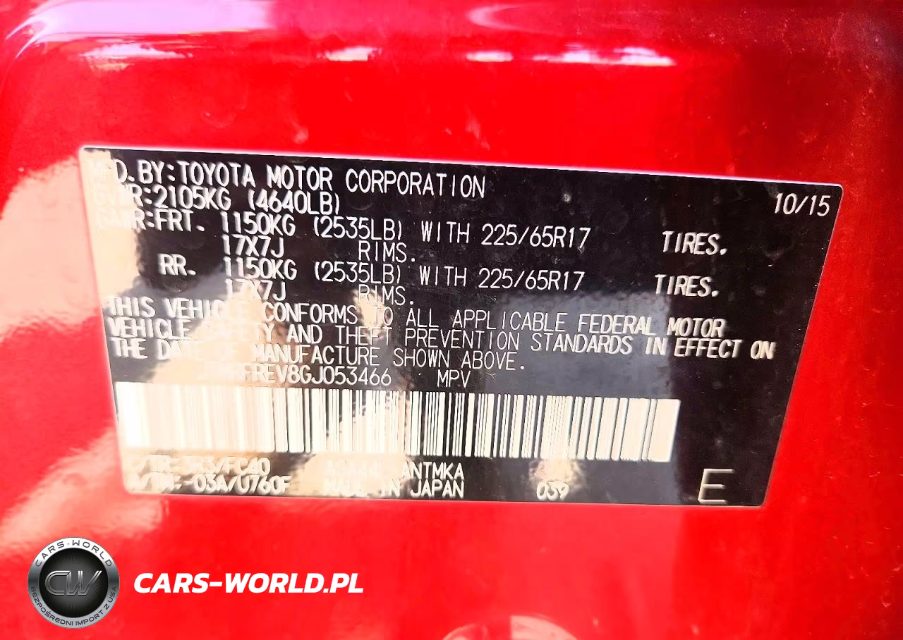 2016 Toyota Rav4 Xle VIN:JTMRFREV8GJ053466 - 14