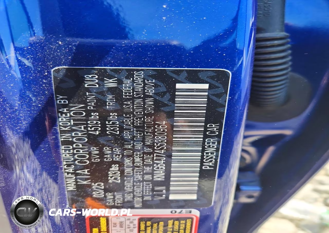 2025 Kia K5 Gt Line VIN:KNAG64J74S5380964 - 12