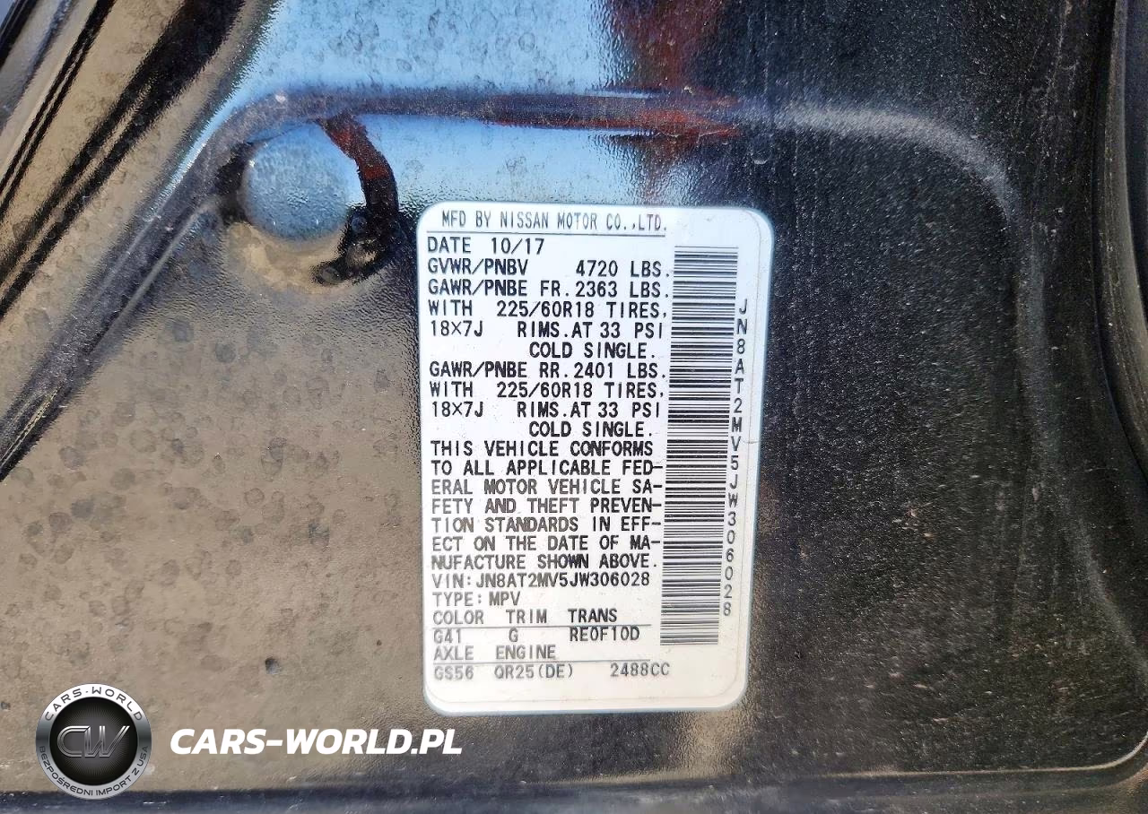 2018 Nissan Rogue Sl VIN:JN8AT2MV5JW306028 - 13