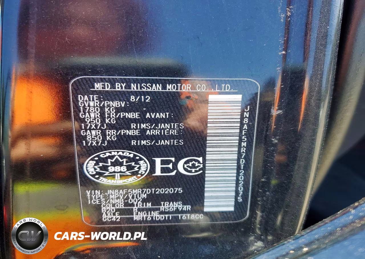 2013 Nissan Juke S VIN:JN8AF5MR7DT202075 - 13