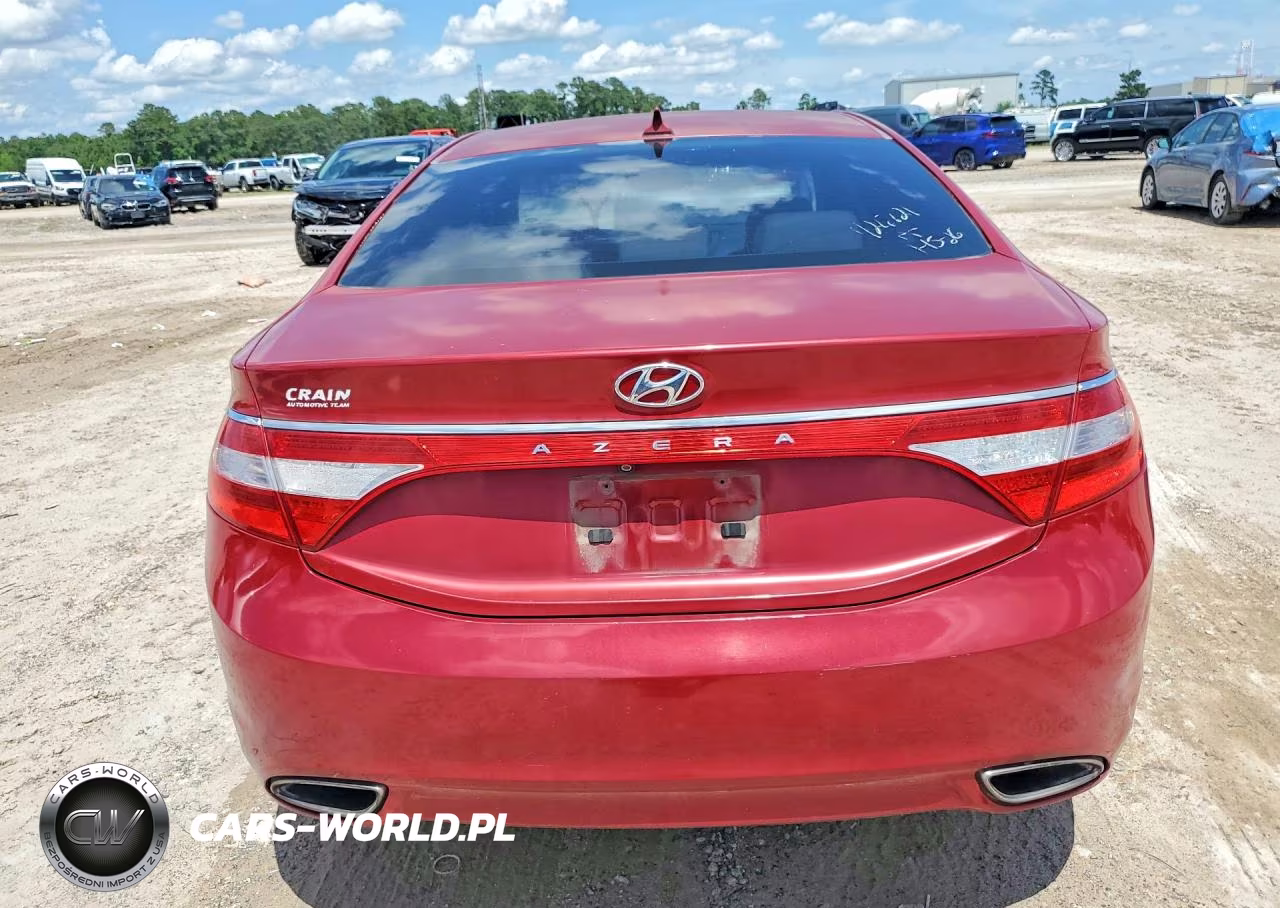 2012 Hyundai Azera Base VIN:KMHFG4JG9CA126506 - 6