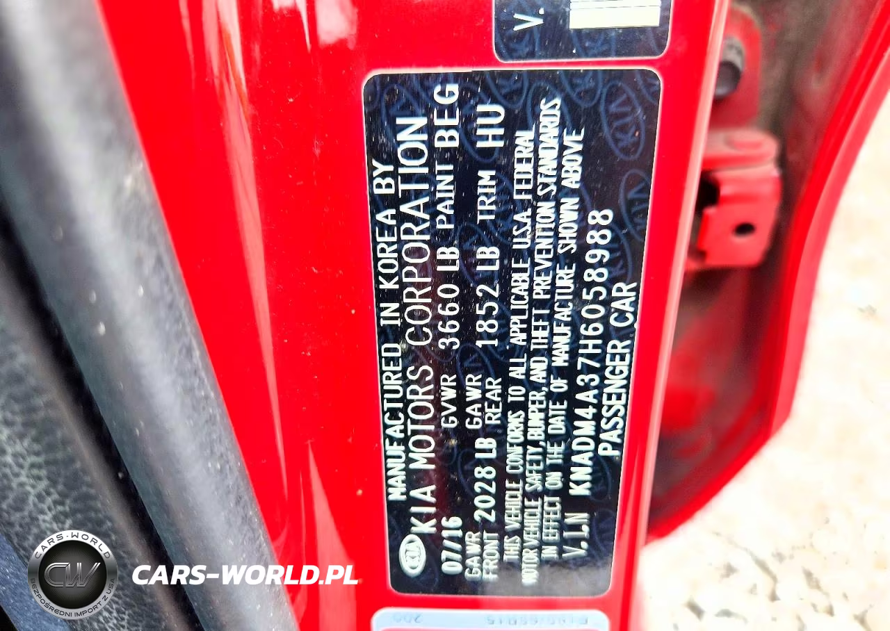 2017 Kia Rio Lx VIN:KNADM4A37H6058988 - 12