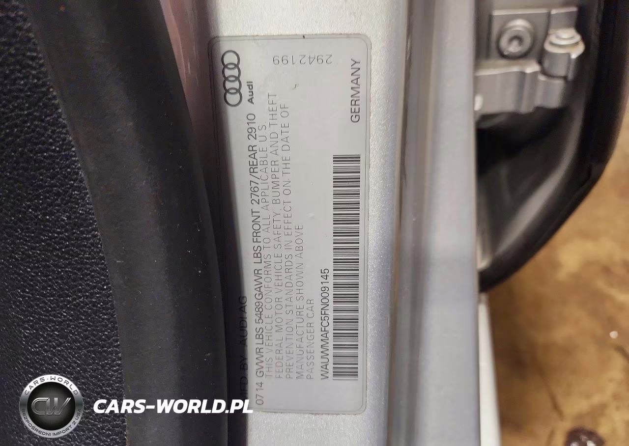 2015 Audi A7 Premium Plus VIN:WAUWMAFC5FN009145 - 13