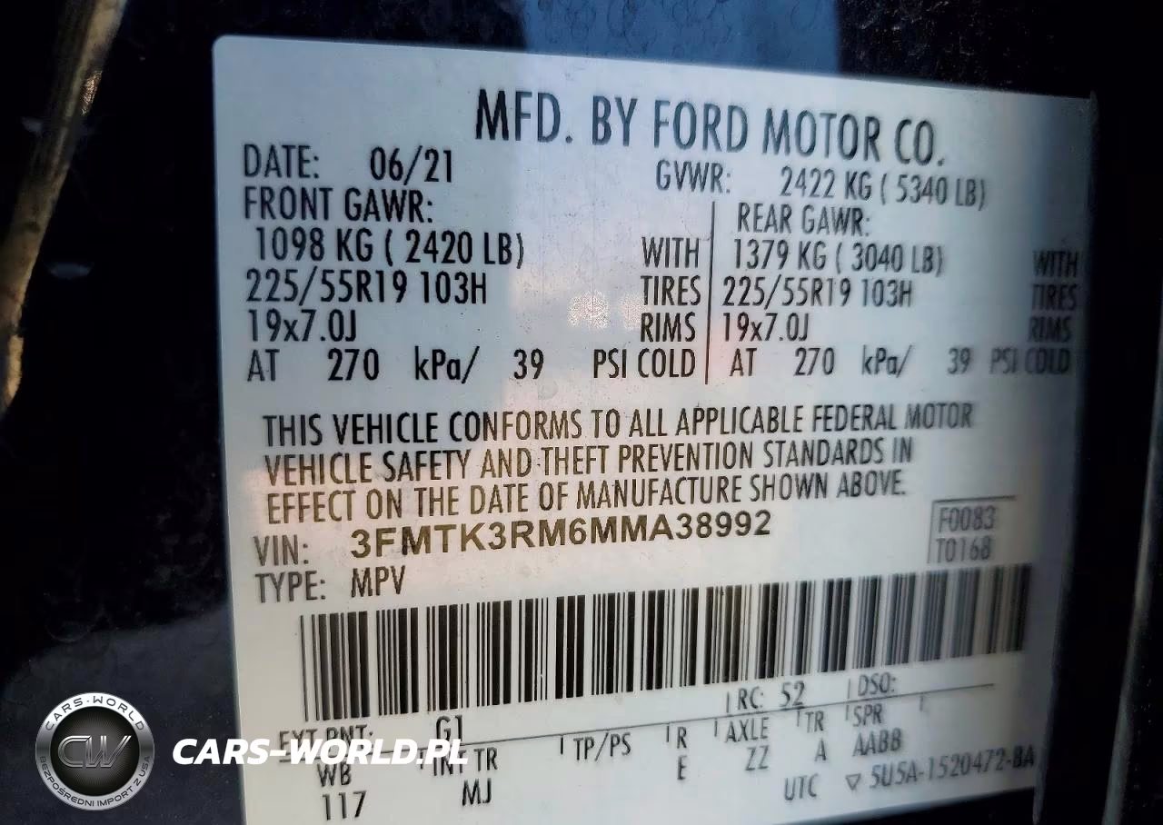 2021 Ford Mustang Mach-E Premium VIN:3FMTK3RM6MMA38992 - 13
