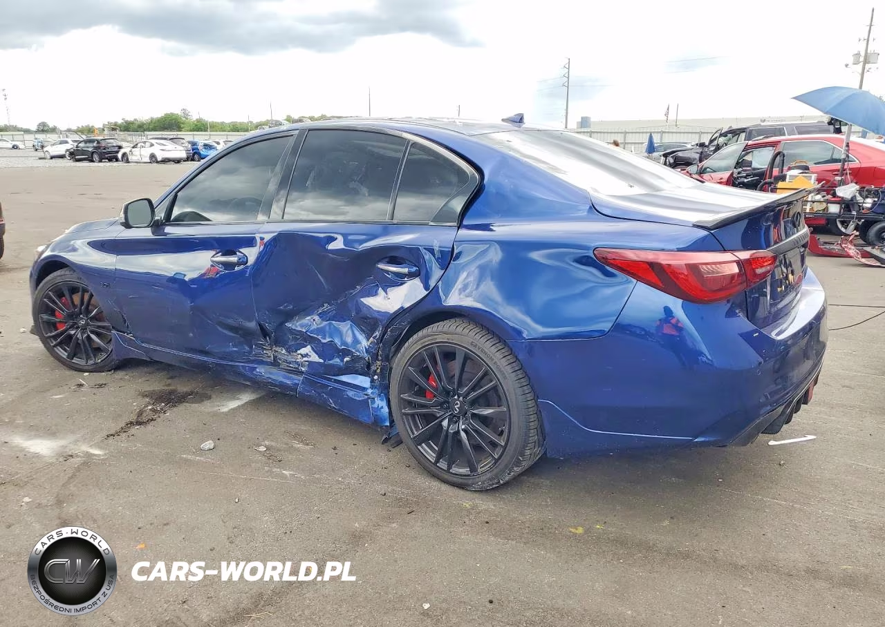 2020 Infiniti Q50 Red Sport 400 VIN:JN1FV7AR8LM660238 - 2