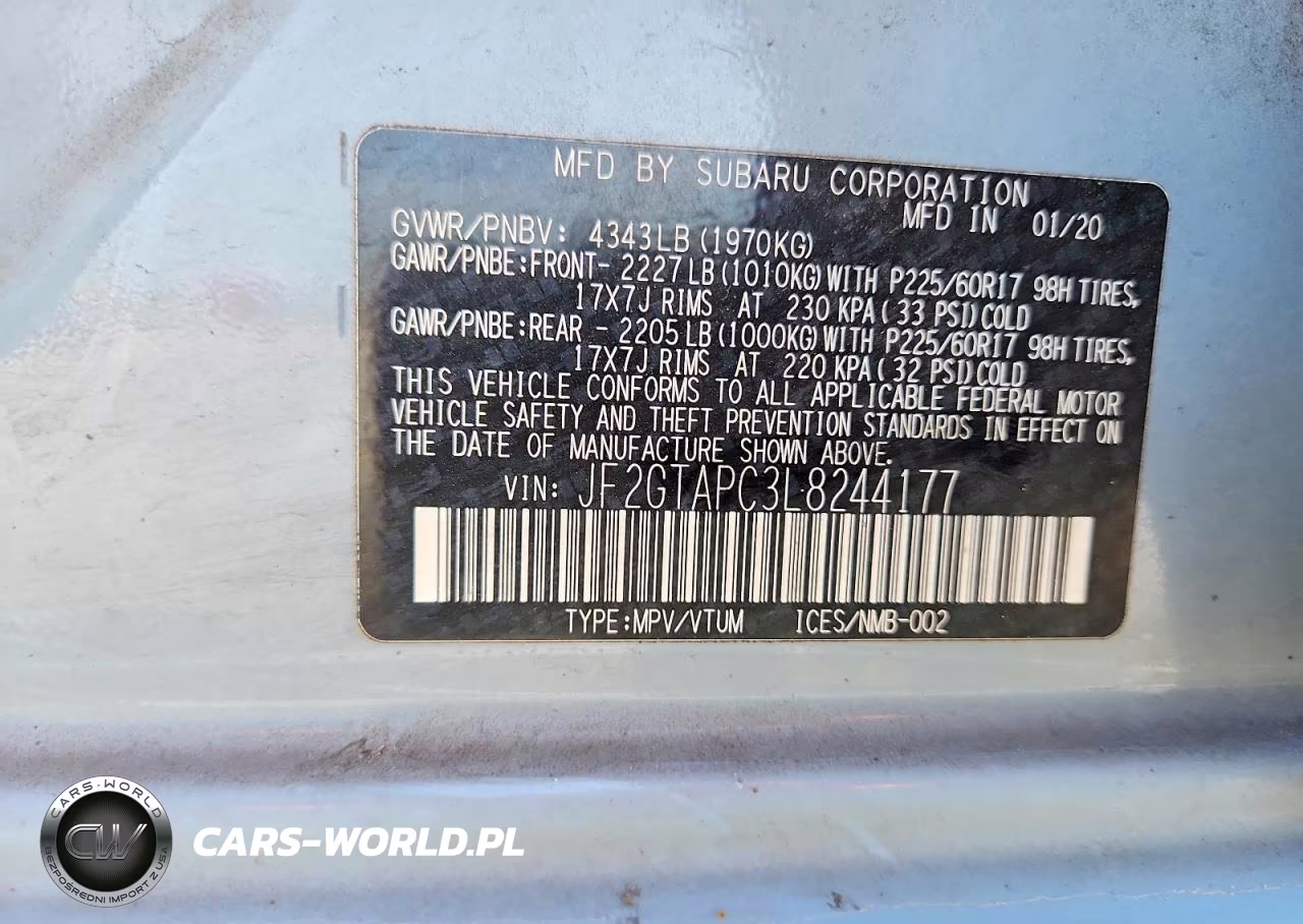 2020 Subaru Crosstrek Premium VIN:JF2GTAPC3L8244177 - 13