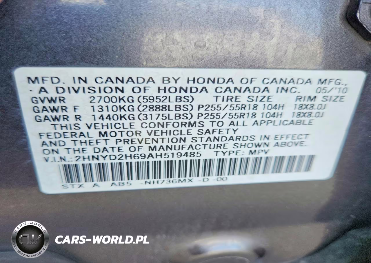 2010 Acura Mdx Technology VIN:2HNYD2H69AH519485 - 13