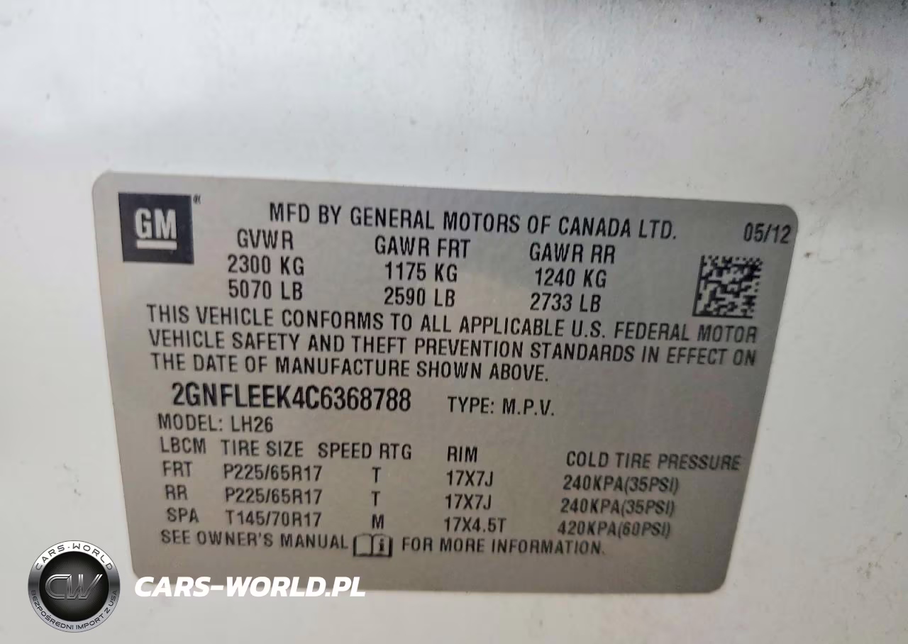 2012 Chevrolet Equinox Lt VIN:2GNFLEEK4C6368788 - 13