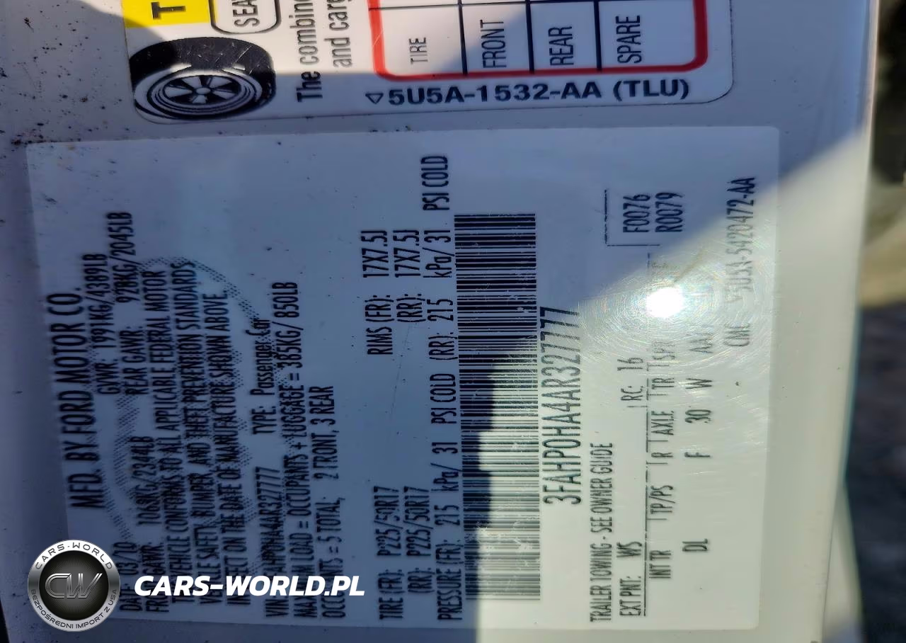 2010 Ford Fusion Se VIN:3FAHP0HA4AR327777 - 12