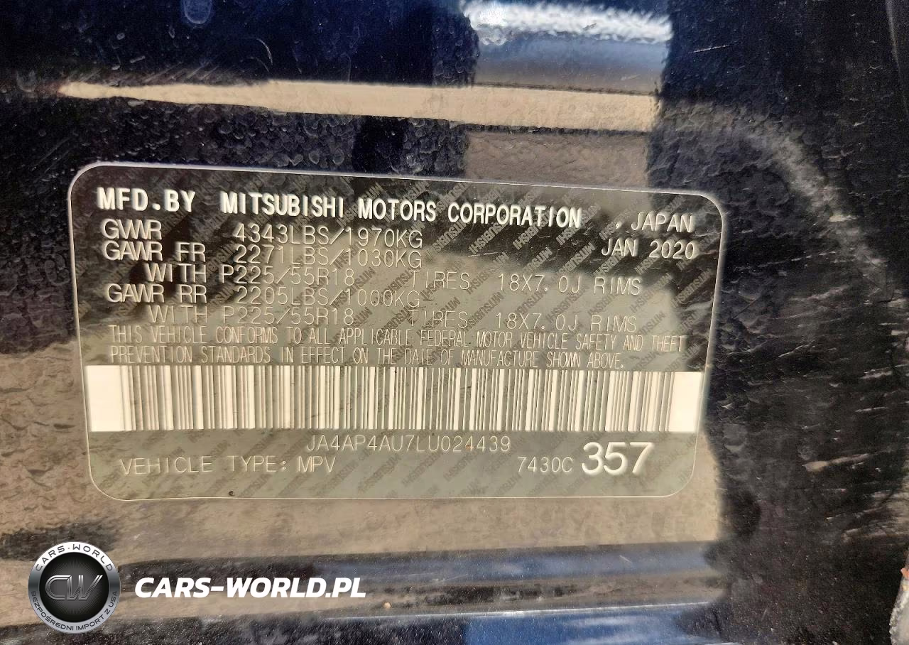 2020 Mitsubishi Outlander Sport Se VIN:JA4AP4AU7LU024439 - 12