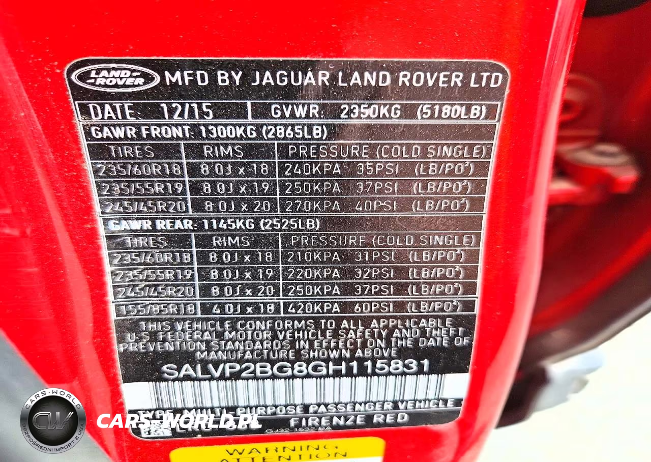 2016 Land Rover Range Rover Evoque Se VIN:SALVP2BG8GH115831 - 13