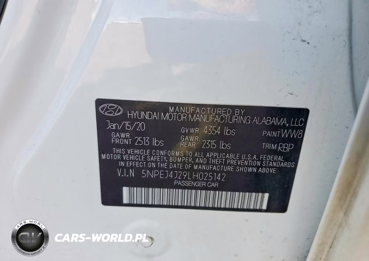 2020 Hyundai Sonata Sel Plus VIN:5NPEJ4J29LH025142 - 12