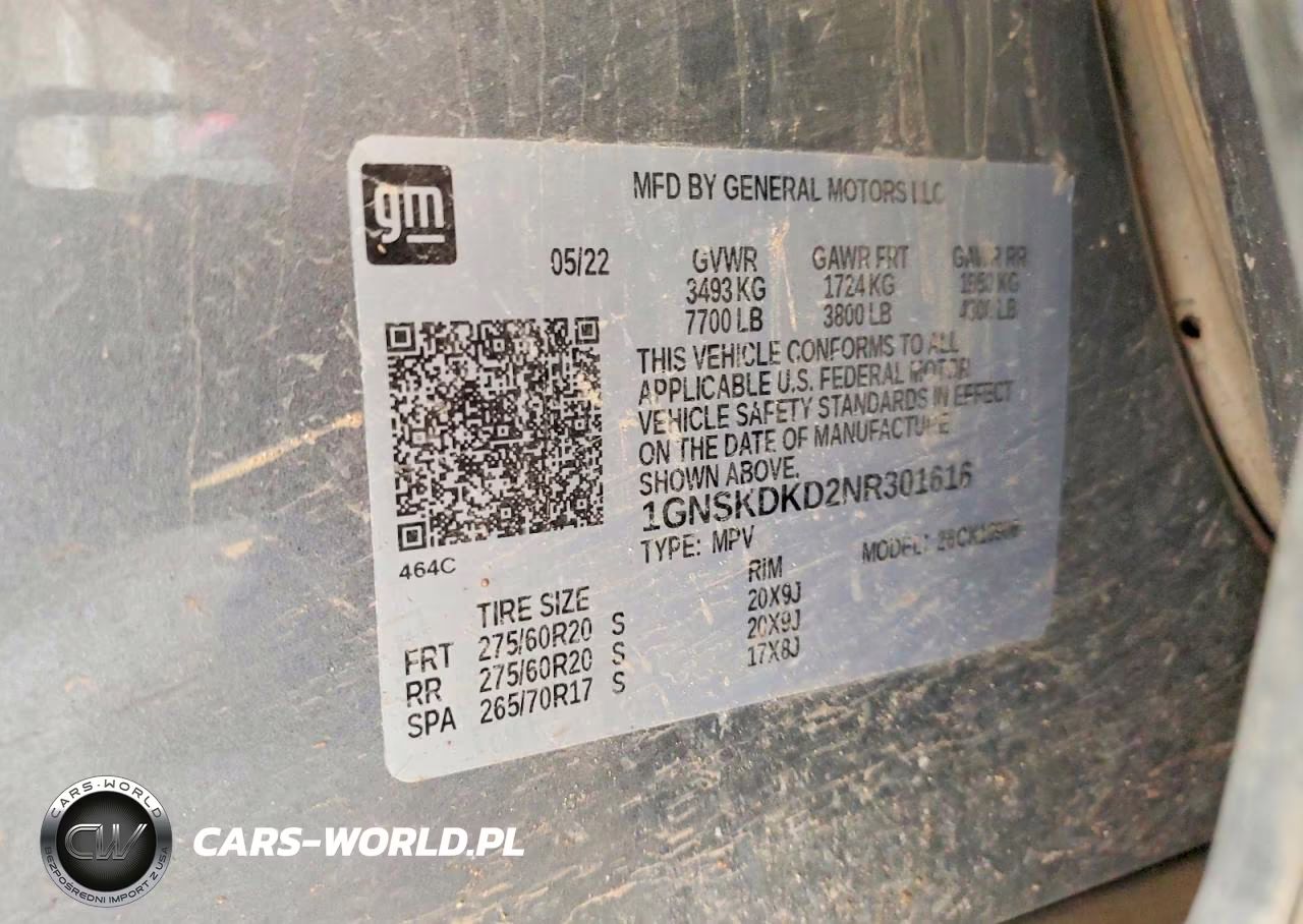2022 Chevrolet Suburban K1500 Z71 VIN:1GNSKDKD2NR301616 - 14