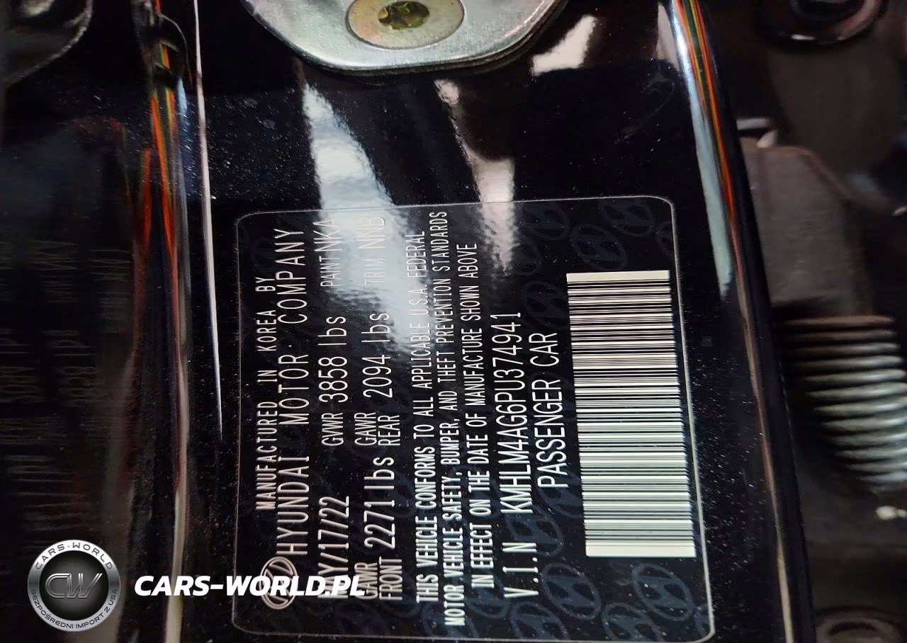 2023 Hyundai Elantra Sel VIN:KMHLM4AG6PU374941 - 12