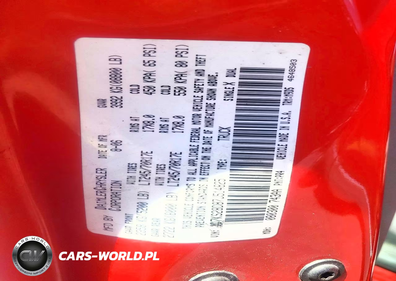 2007 Dodge Ram 2500 St VIN:1D7KS28D87J514825 - 12