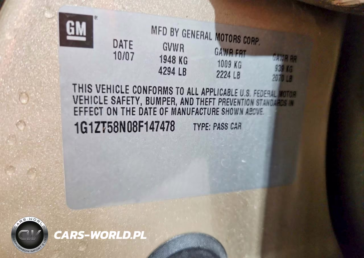 2008 Chevrolet Malibu Lt VIN:1G1ZT58N08F147478 - 13