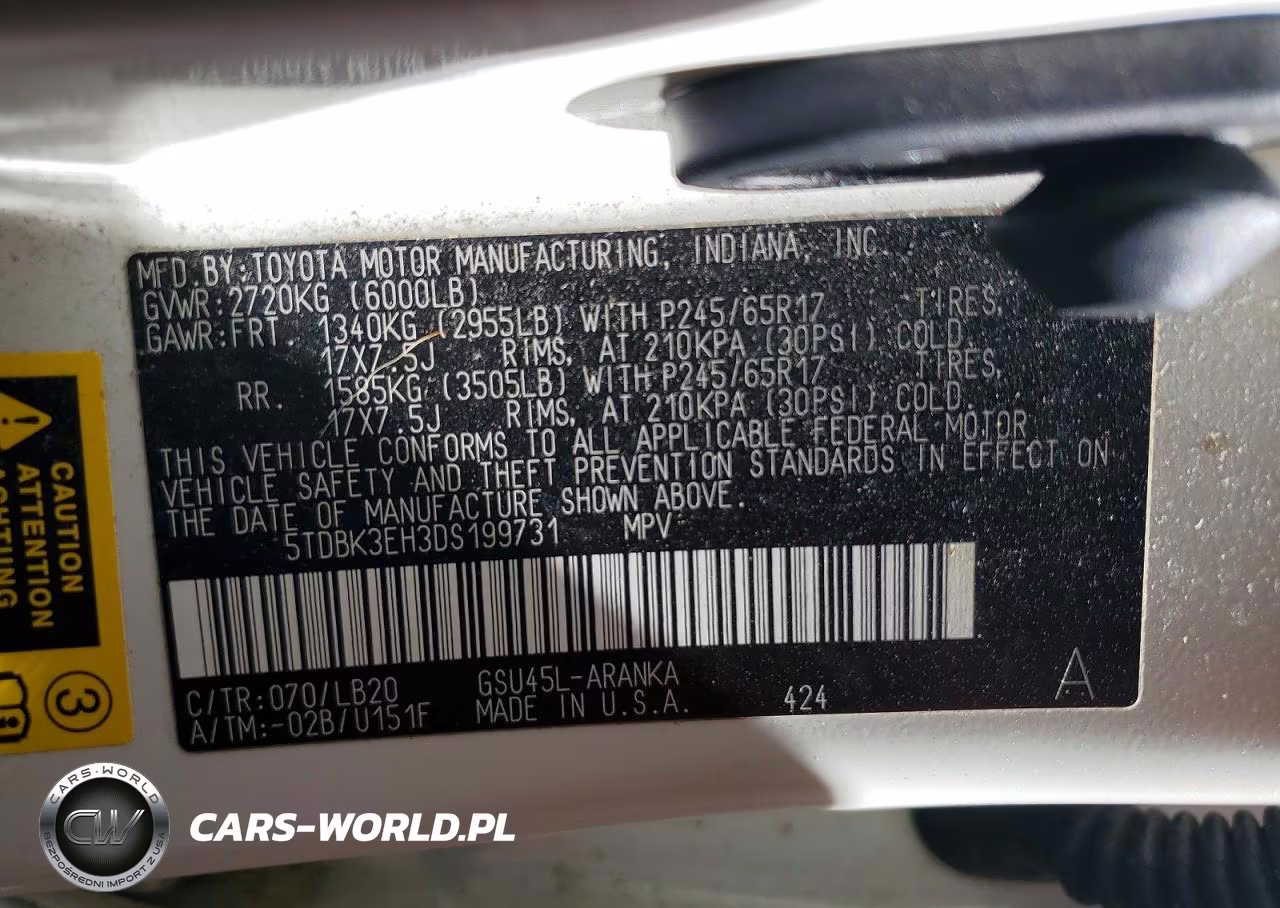 2013 Toyota Highlander Se VIN:5TDBK3EH3DS199731 - 13