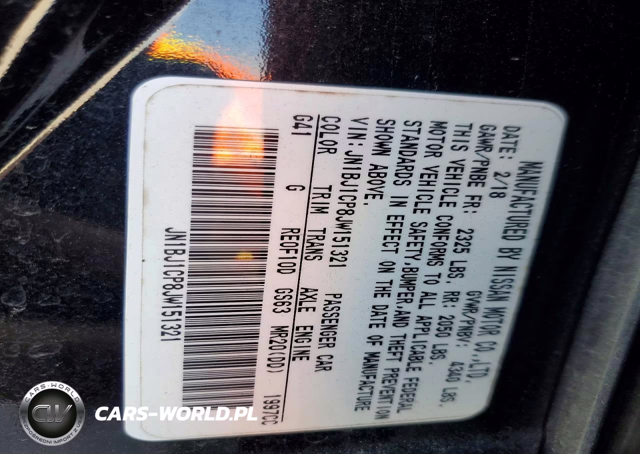 2018 Nissan Rogue Sport Sl VIN:JN1BJ1CP8JW151321 - 13