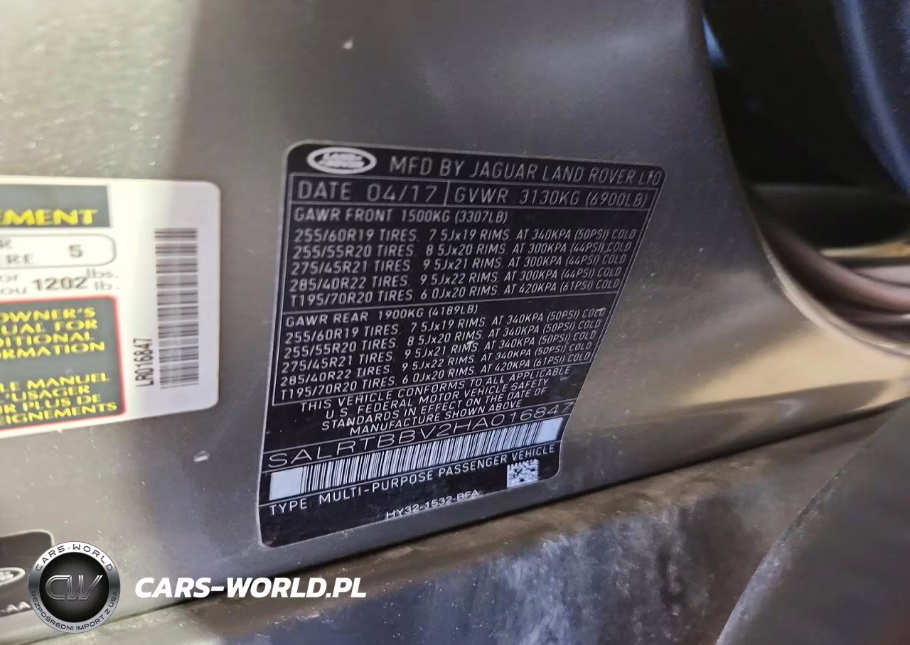 2017 Land Rover Discovery First Edition VIN:SALRTBBV2HA016847 - 13
