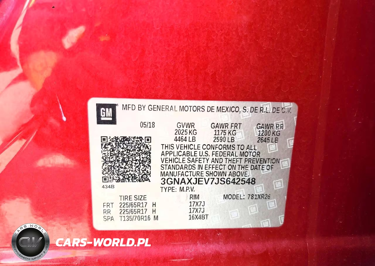2018 Chevrolet Equinox Lt VIN:3GNAXJEV7JS642548 - 13