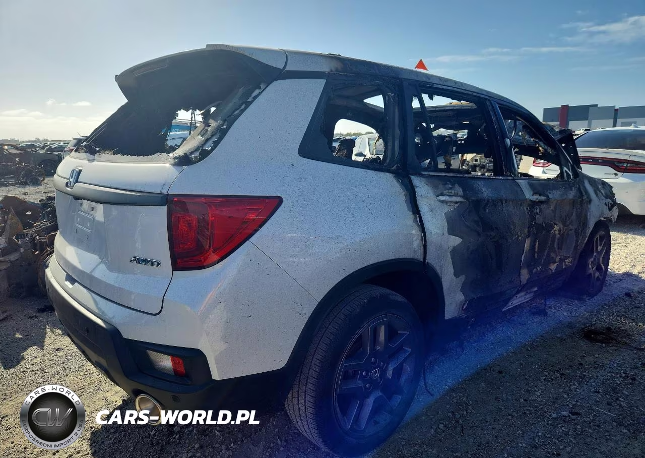 2023 Honda Passport Exl VIN:5FNYF8H55PB024516 - 3