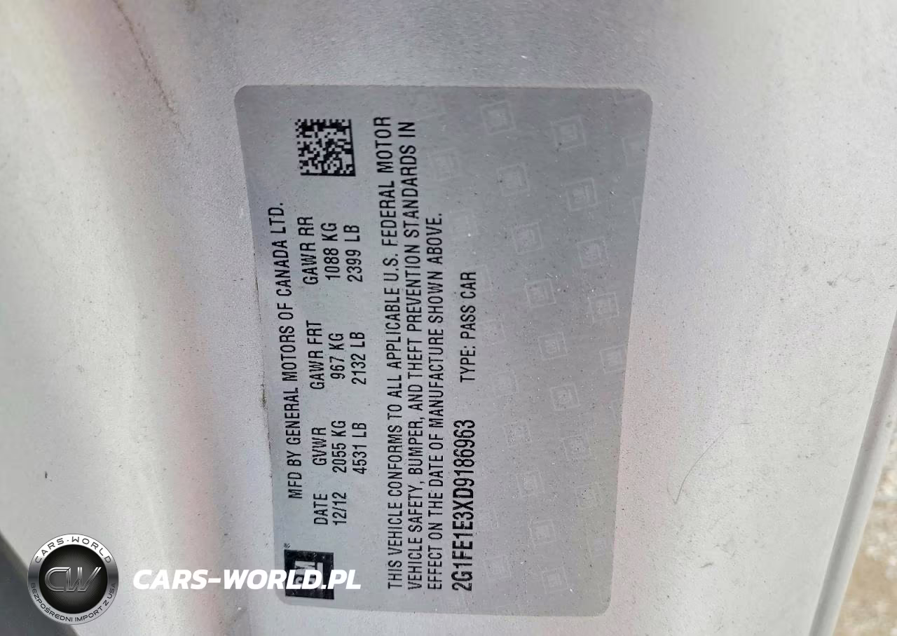 2013 Chevrolet Camaro Ls VIN:2G1FE1E3XD9186963 - 12