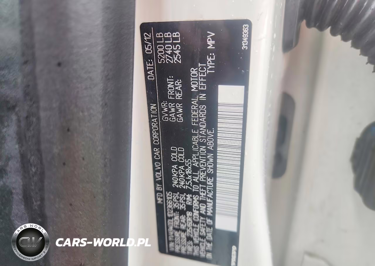 2013 Volvo Xc60 3.2 VIN:YV4940DL1D2366105 - 13