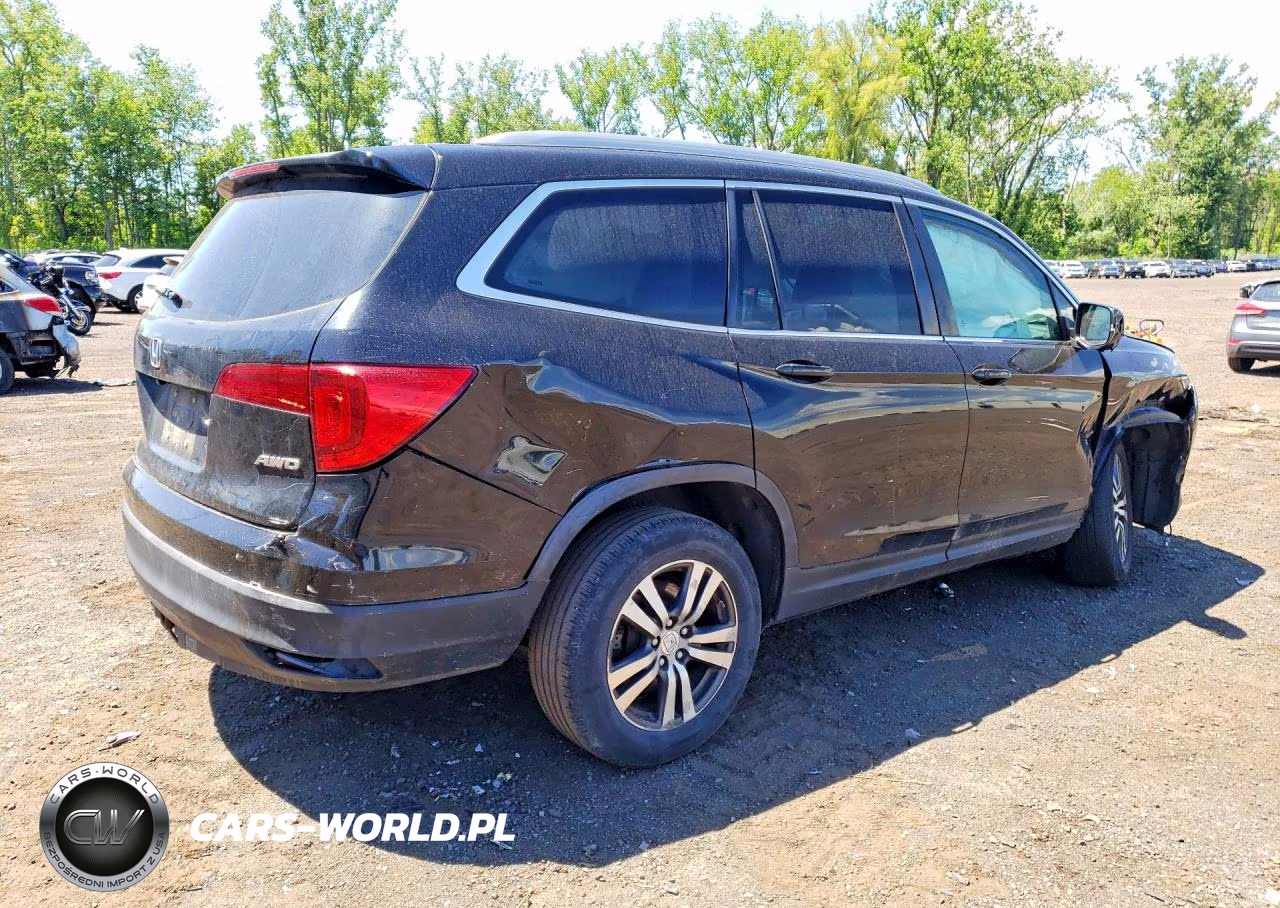2016 Honda Pilot Exl VIN:5FNYF6H55GB095901 - 3