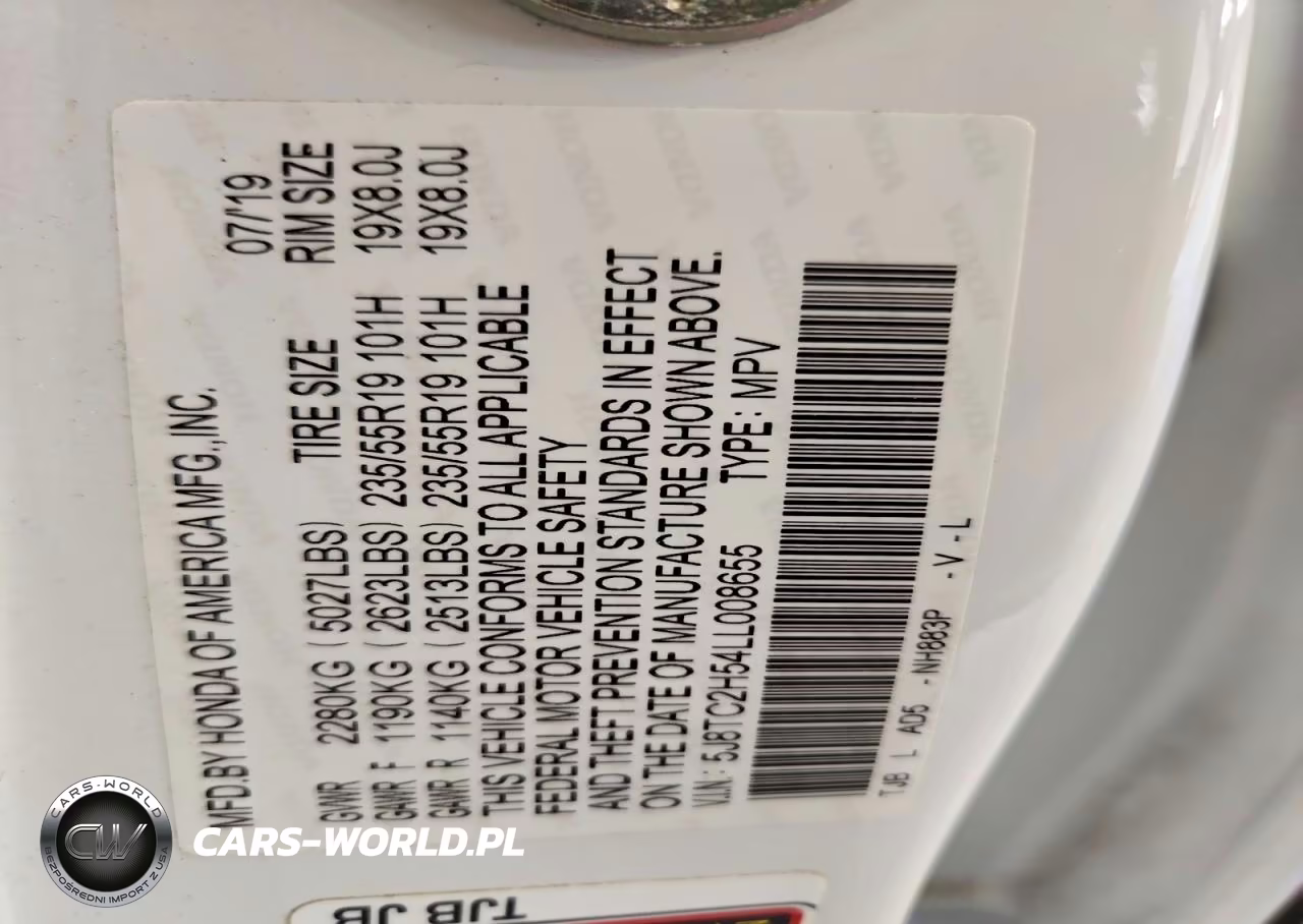 2020 Acura Rdx Technology VIN:5J8TC2H54LL008655 - 13