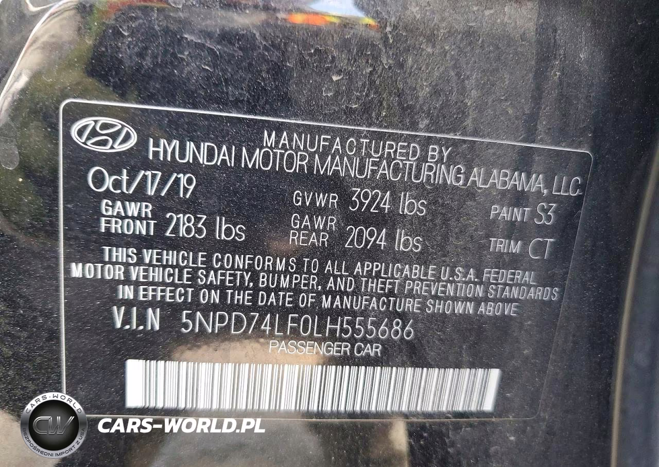 2020 Hyundai Elantra Se VIN:5NPD74LF0LH555686 - 12