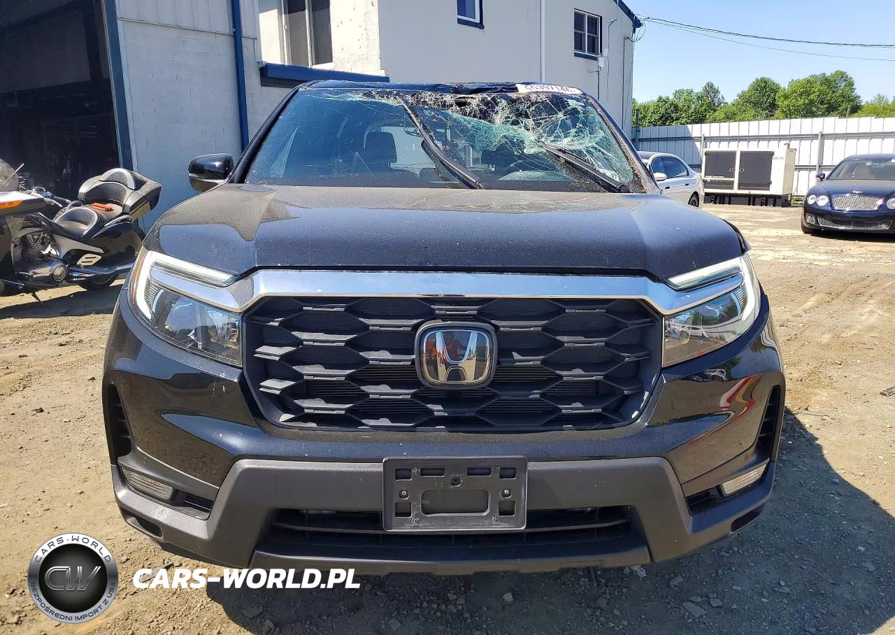 2022 Honda Passport Exl VIN:5FNYF8H56NB019323 - 5