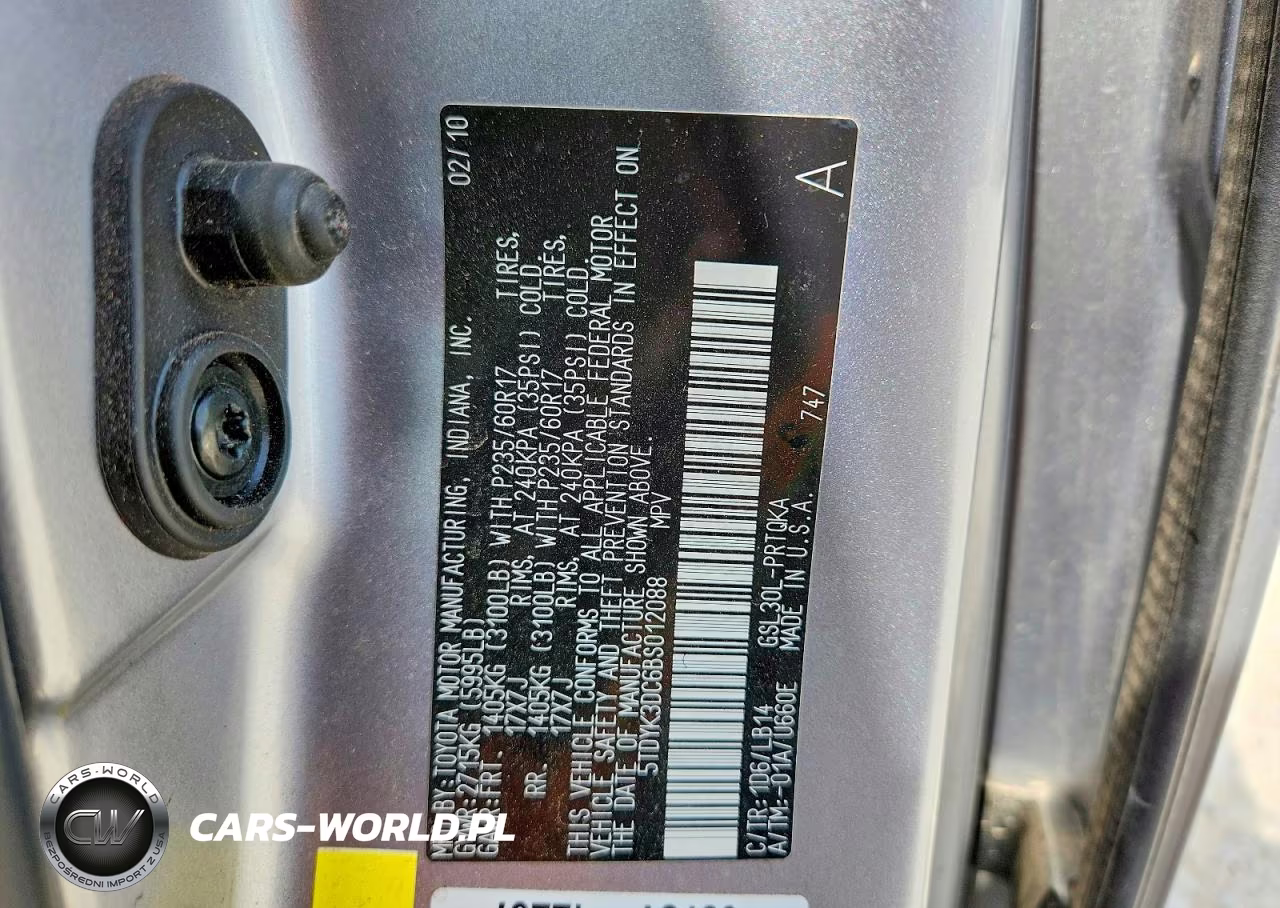 2011 Toyota Sienna Xle 8-Passenger VIN:5TDYK3DC6BS012088 - 13