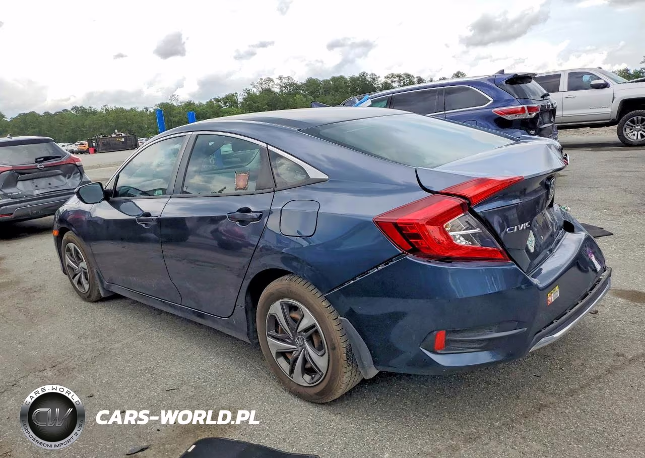 2019 Honda Civic Lx VIN:19XFC2F68KE025182 - 2