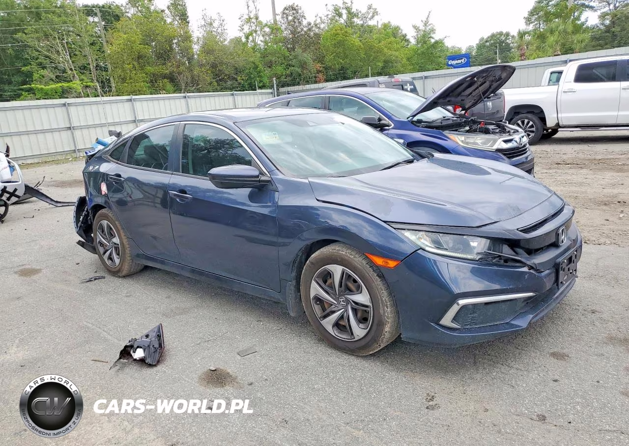 2019 Honda Civic Lx VIN:19XFC2F68KE025182 - 4