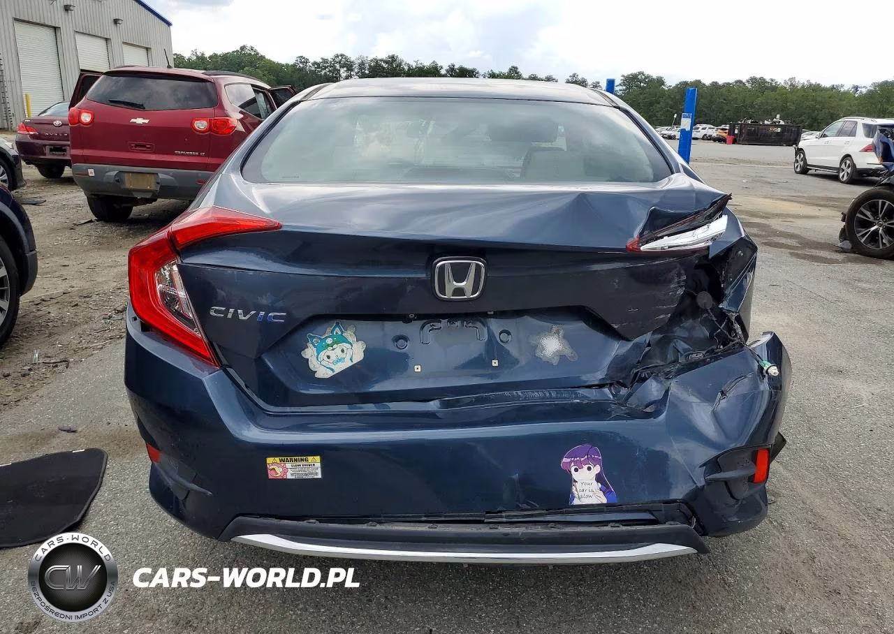 2019 Honda Civic Lx VIN:19XFC2F68KE025182 - 6