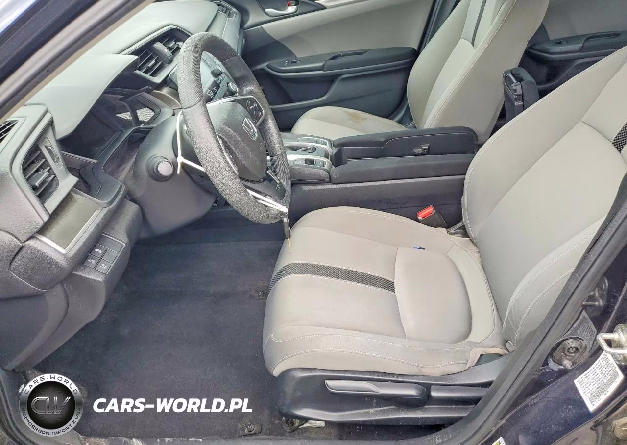 2019 Honda Civic Lx VIN:19XFC2F68KE025182 - 7