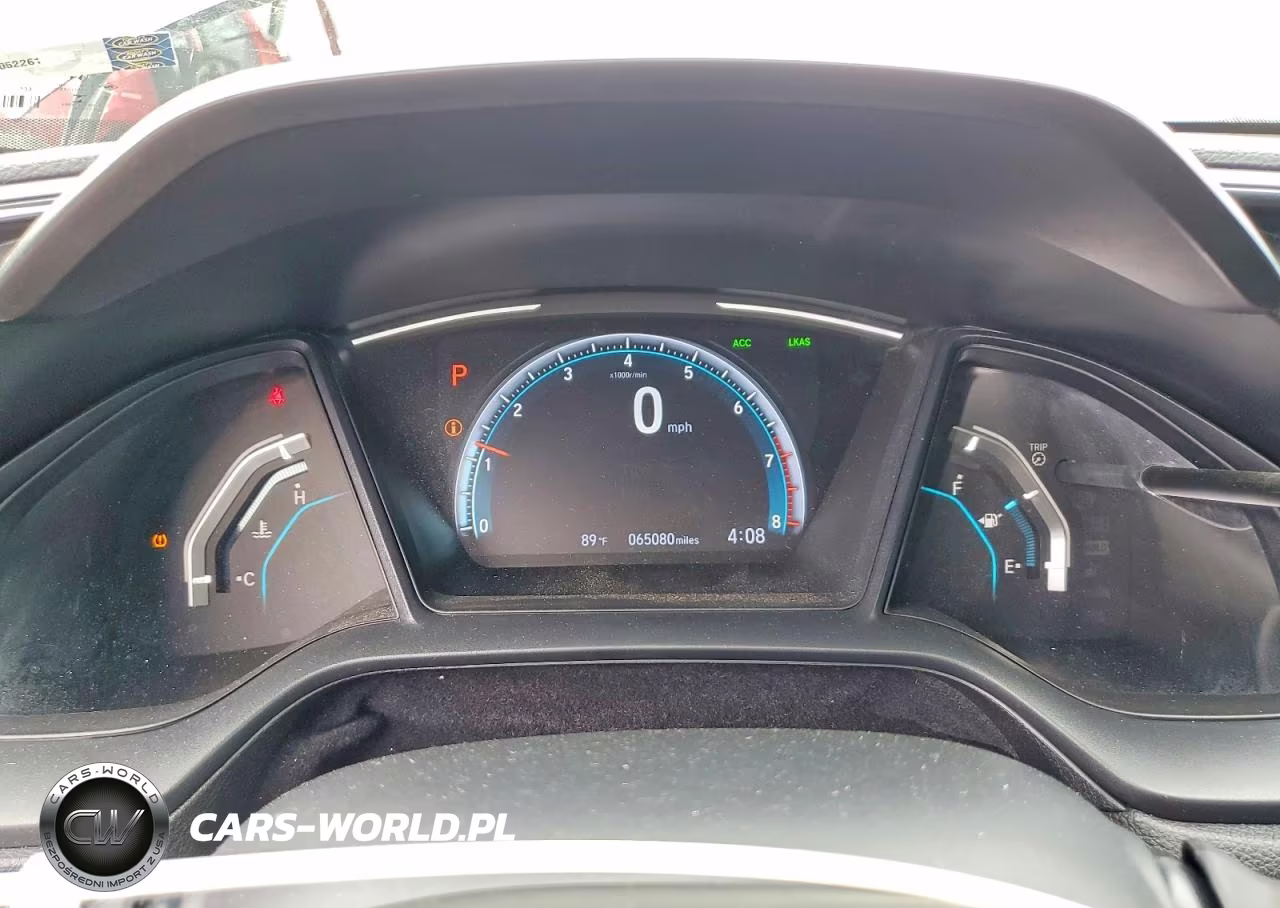 2019 Honda Civic Lx VIN:19XFC2F68KE025182 - 9